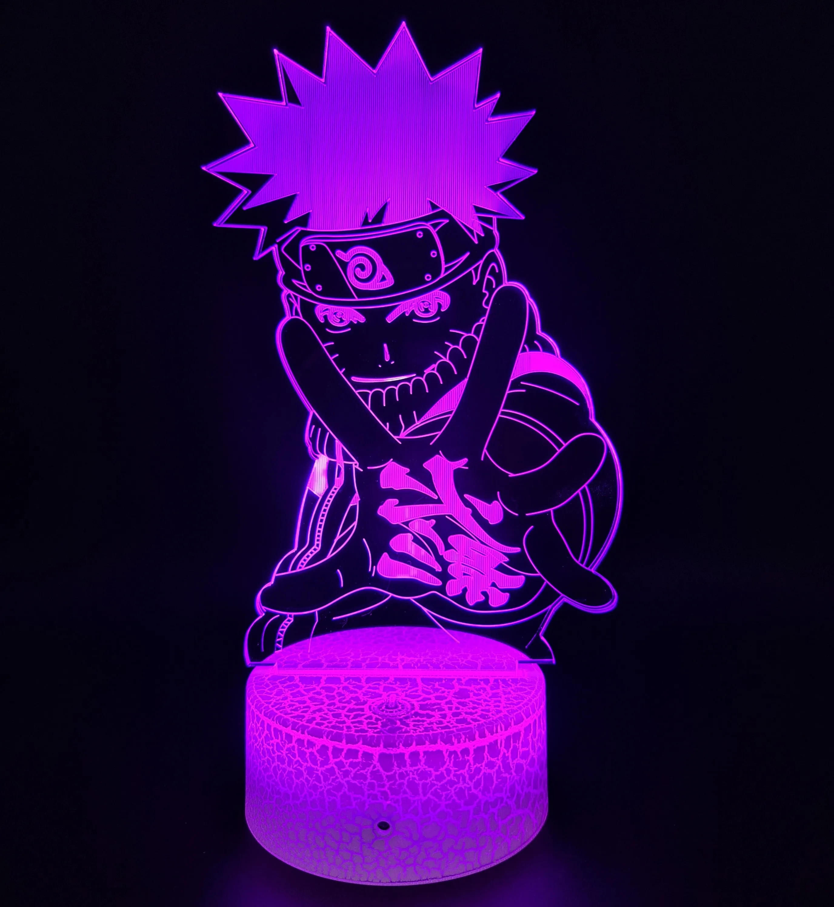 Naruto Uzumaki 3D Anime Touch Sensor 7 Colour mode LED Light / Lamp