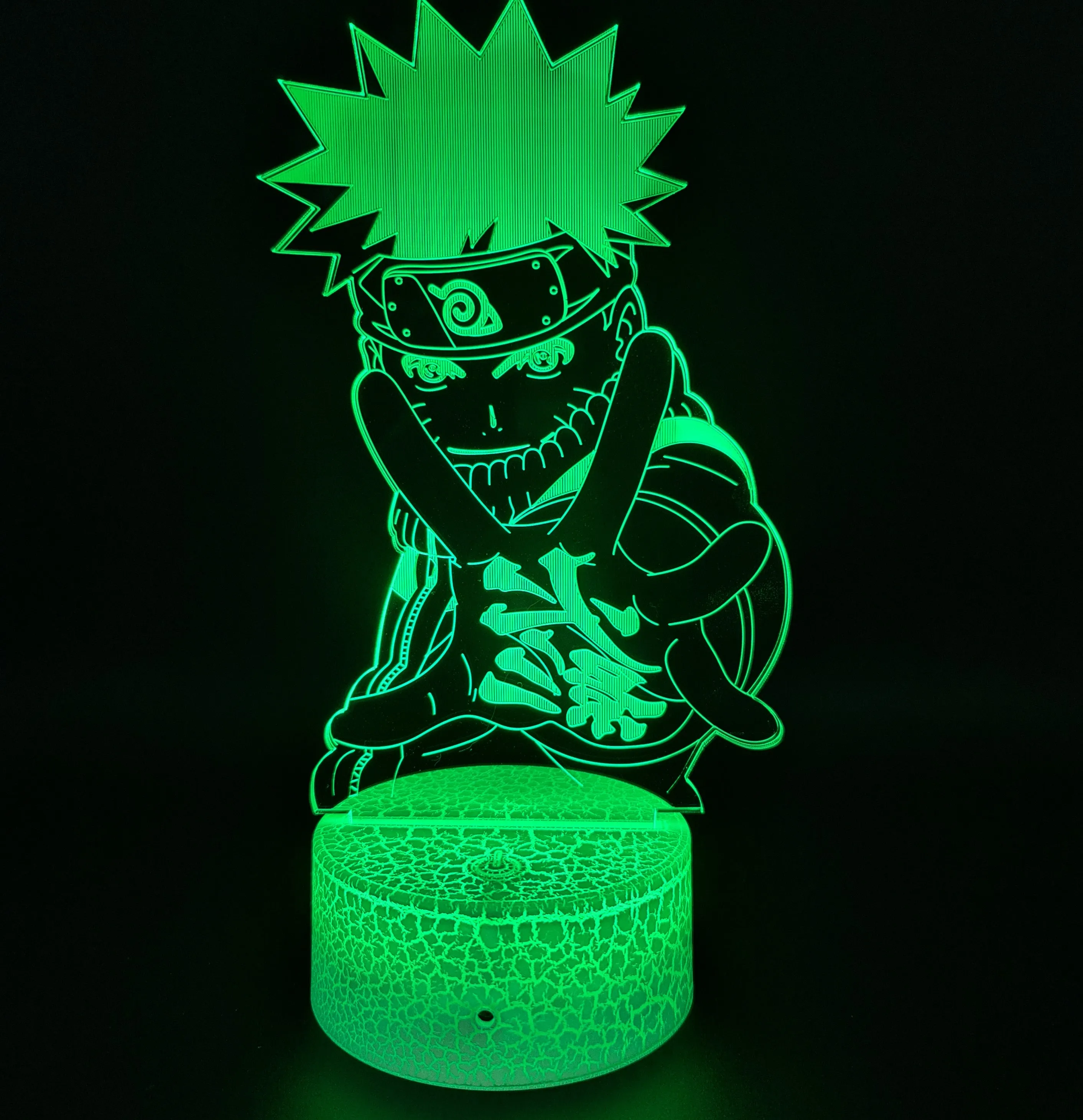 Naruto Uzumaki 3D Anime Touch Sensor 7 Colour mode LED Light / Lamp