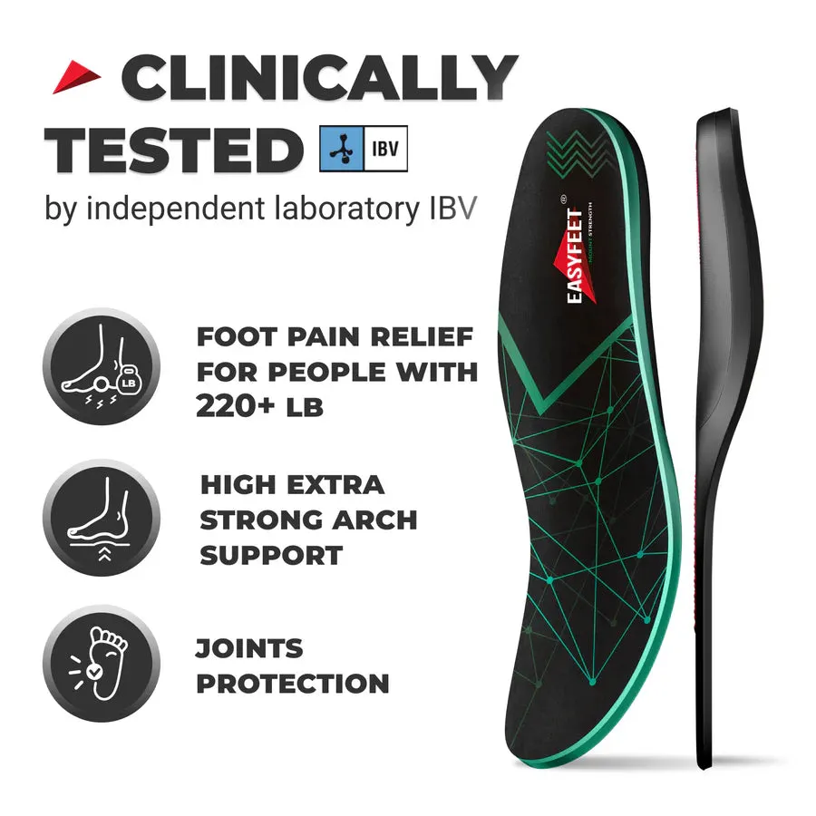 NEW Retails $45 1 Pair, Sz XL, Fits Men 12.5-14.5, Women 13.5-15.5 MOUNT STRENGTH / PLANTAR FASCIITIS 220  LB
