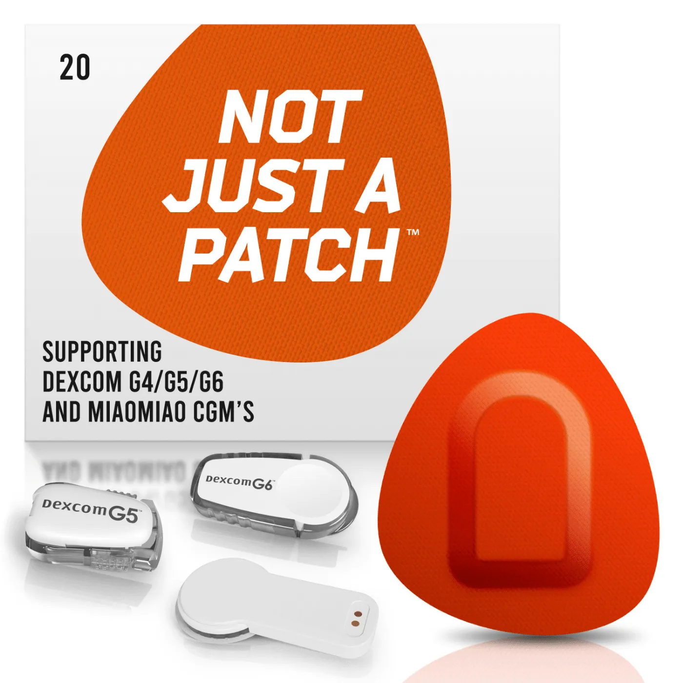 NJaP CGM Patches Dexcom   MiaoMiao 20pk