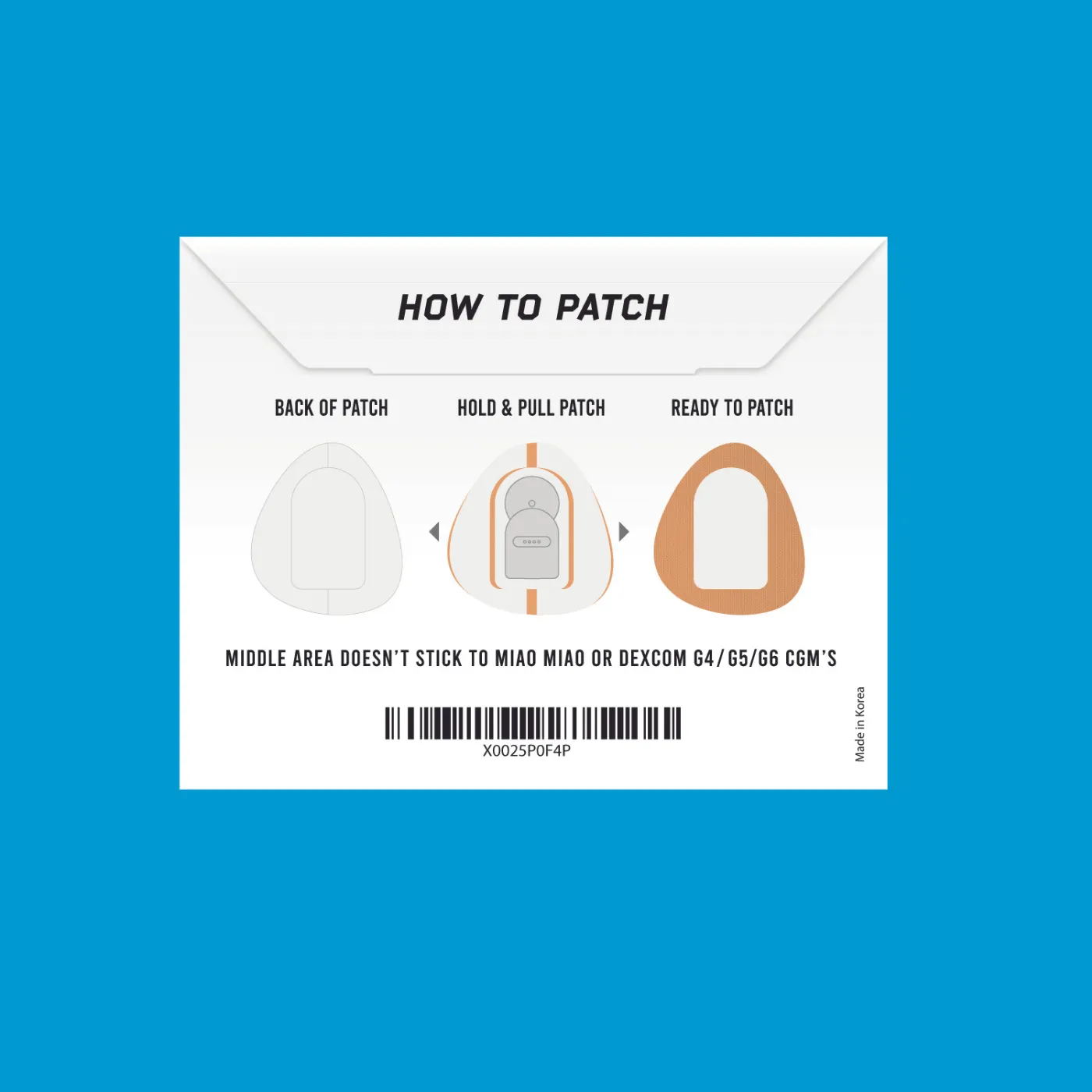 NJaP CGM Patches Dexcom   MiaoMiao 20pk