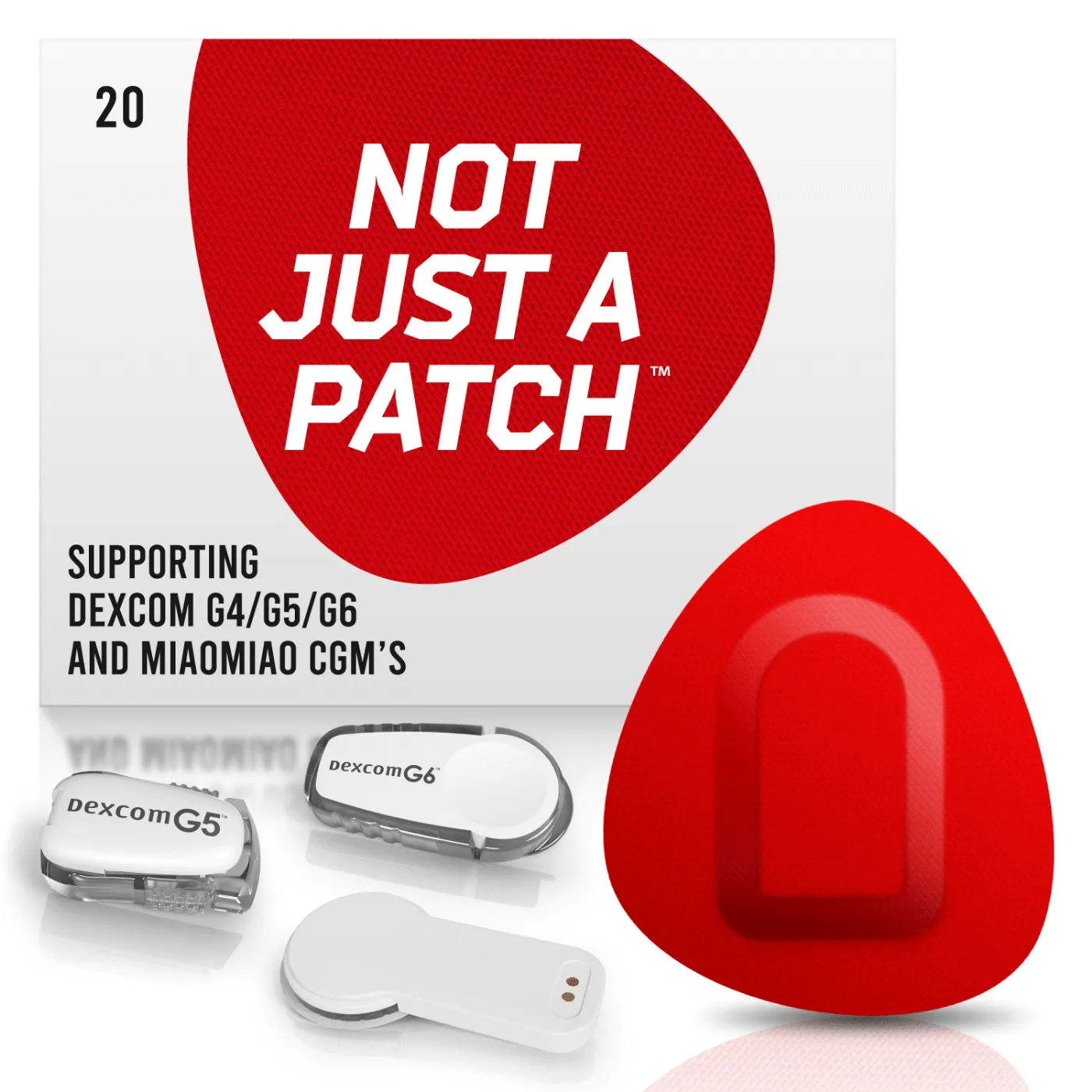NJaP CGM Patches Dexcom   MiaoMiao 20pk