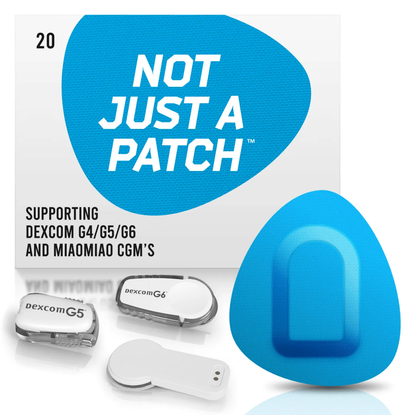 NJaP CGM Patches Dexcom   MiaoMiao 20pk