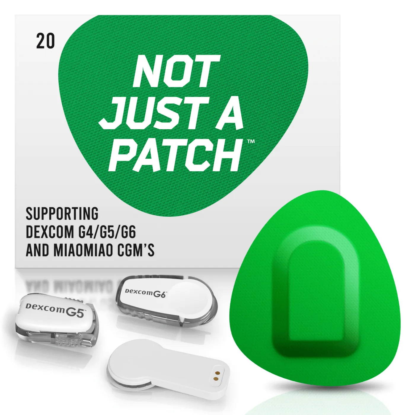 NJaP CGM Patches Dexcom   MiaoMiao 20pk