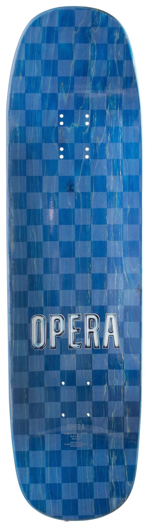 Opera Sam Beckett - Clipped Skateboard Deck Multi 8.75
