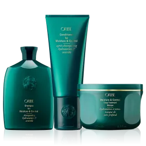 Oribe Moisture & Control  Shampoo, Conditioner & Deep Treatment Masque