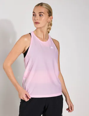 Own The Run Tank Top - Clear Pink