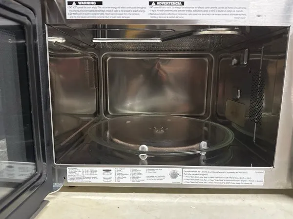 Panasonic - 1.2 Cu. Ft. 1000 Watt HomeCHEF CD87KS 4-in-1 Multioven Microwave - Airfryer, Broiler, Convection, Inverter - Silver - use_like_new