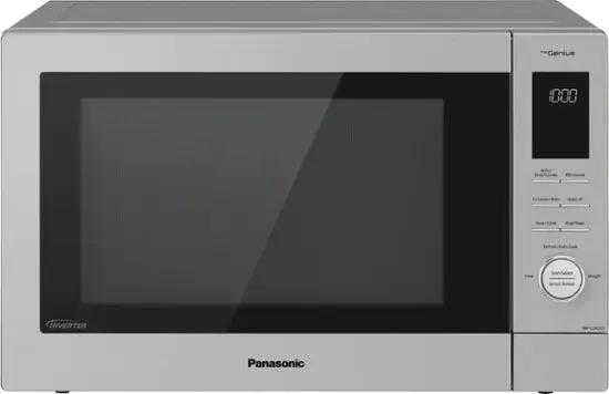 Panasonic - 1.2 Cu. Ft. 1000 Watt HomeCHEF CD87KS 4-in-1 Multioven Microwave - Airfryer, Broiler, Convection, Inverter - Silver - use_like_new