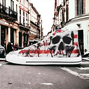 Patriotic Splatter Art Men
