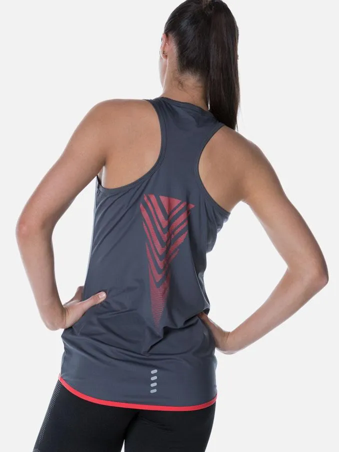 Performance Ladies Singlet Gun Metal