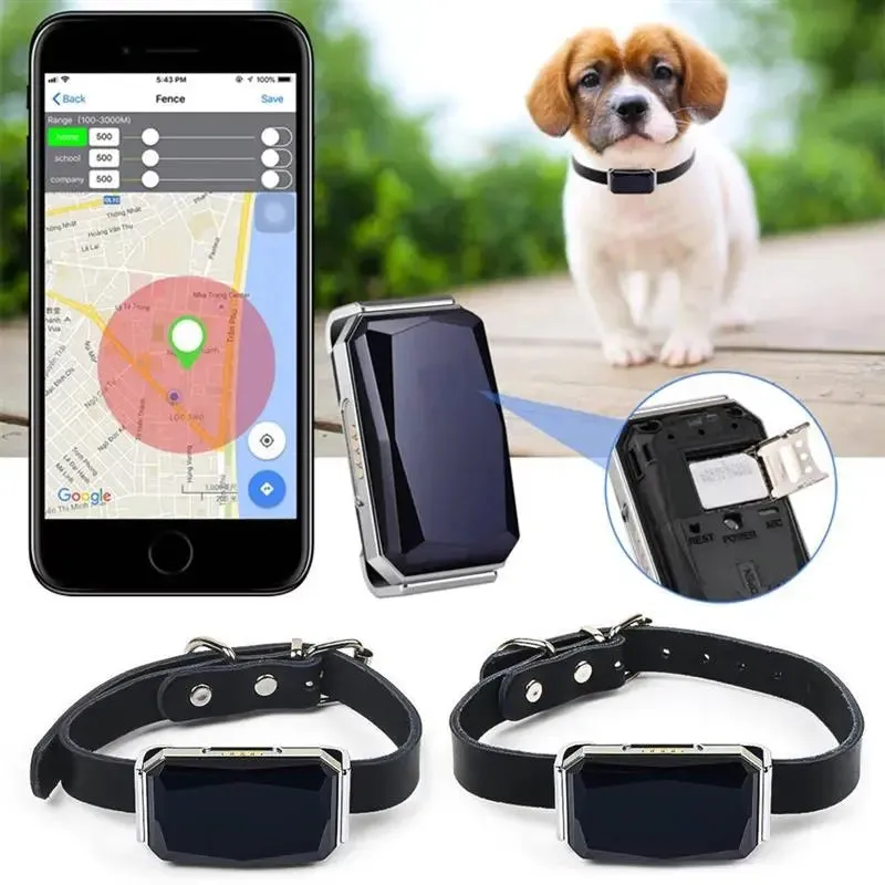 Pet Locator Waterproof GPS  Smart Location Collar For Cats And Dogs