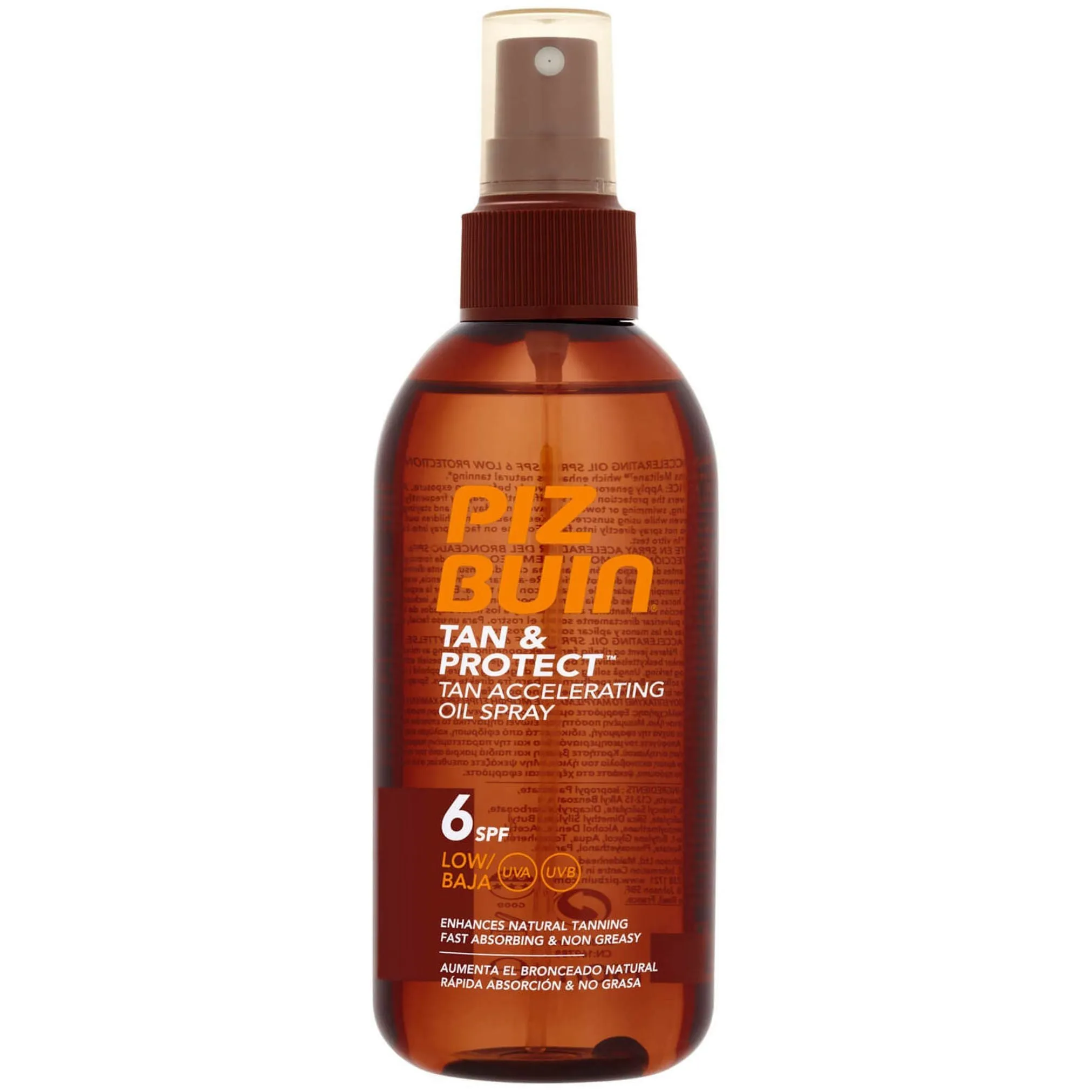 Piz Buin Tan & Protect Accelerating Oil Spray SPF6 150ml
