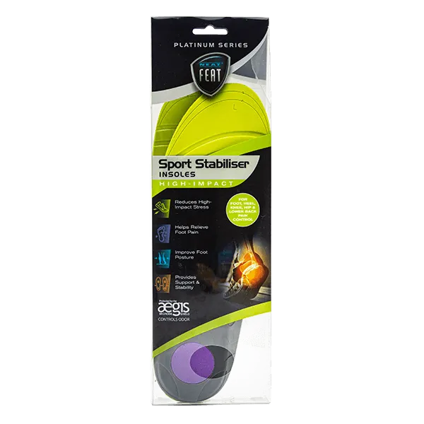 Platinum Series Sport High Impact Stabiliser Insole Improves foot posture 