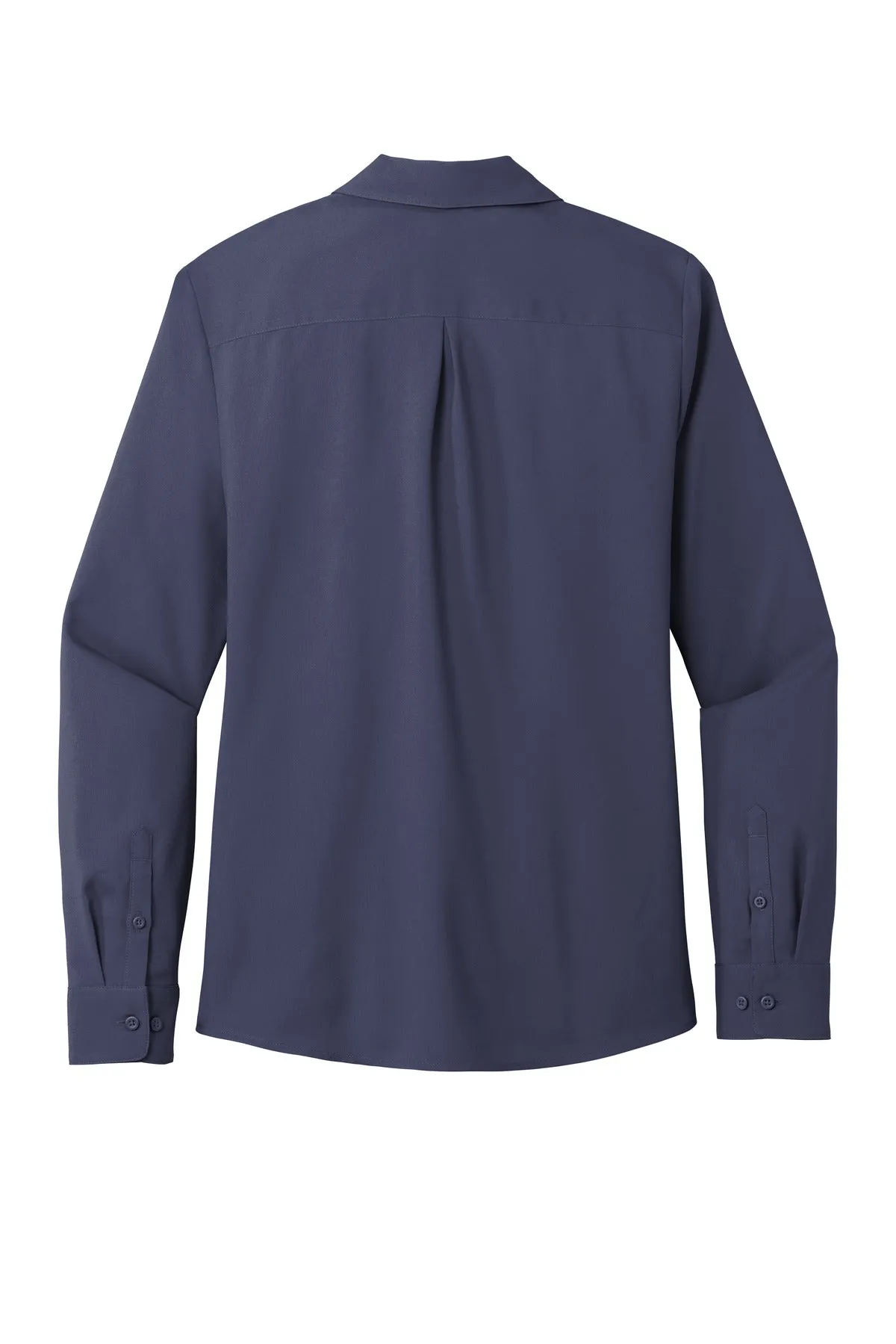 Port Authority Women's Long Sleeve Performance Staff Shirt LW401 True Navy