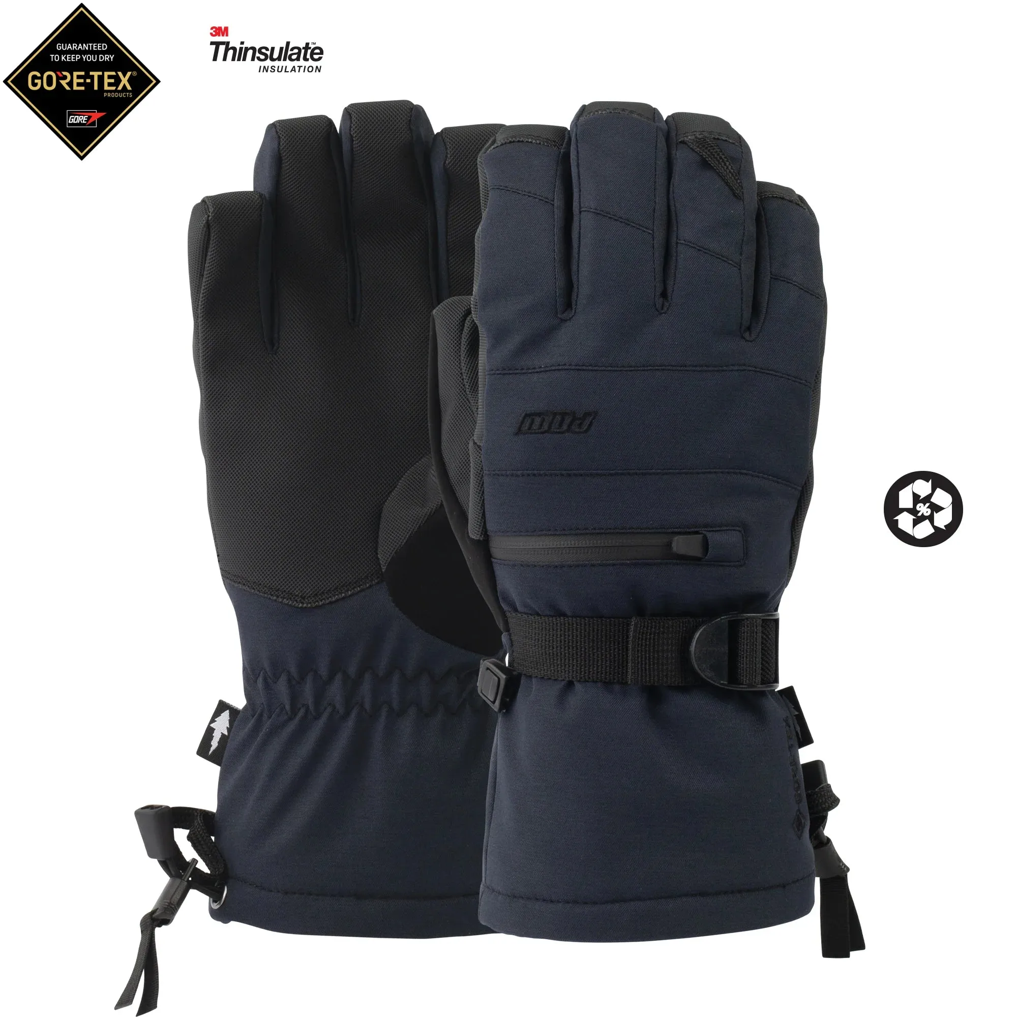 POW Wayback Junior Gore-Tex Glove Black