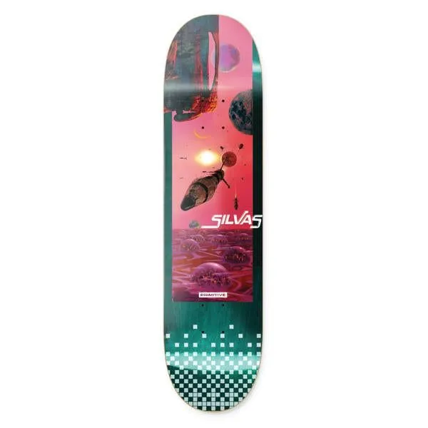 Primitive Silvas New Worlds Deck Multi x Venom Custom Complete Skateboard - 8.0"