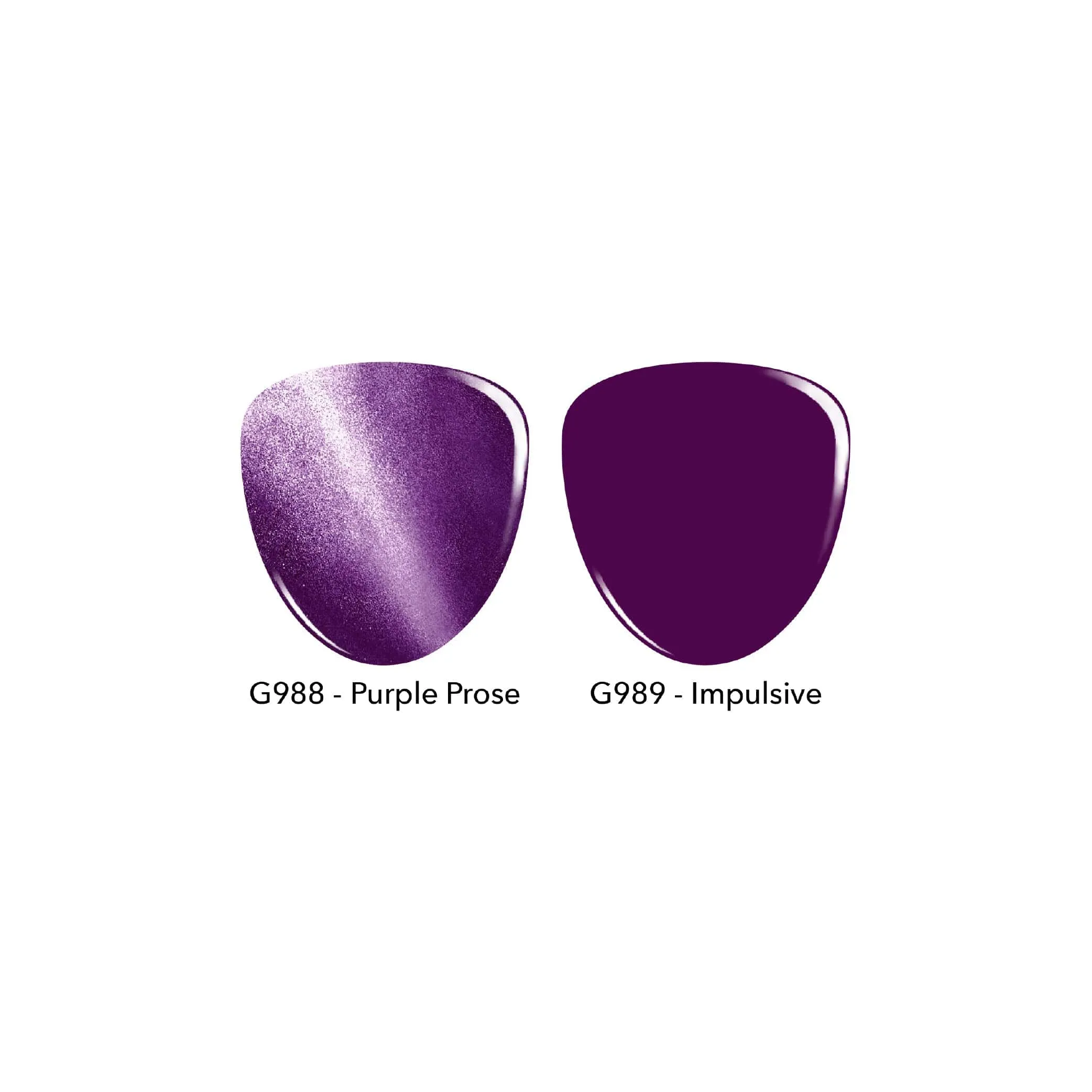 Purple Prose 3D Cat Eye Magnetic Gel Polish Duo