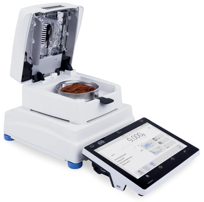 Radwag MA 50/1.5Y ELLIPSIS MA 5Y SERIES Moisture Analyzer, ø90, h= 8mm, 50 g x 0.1 mg/ 0.0001%