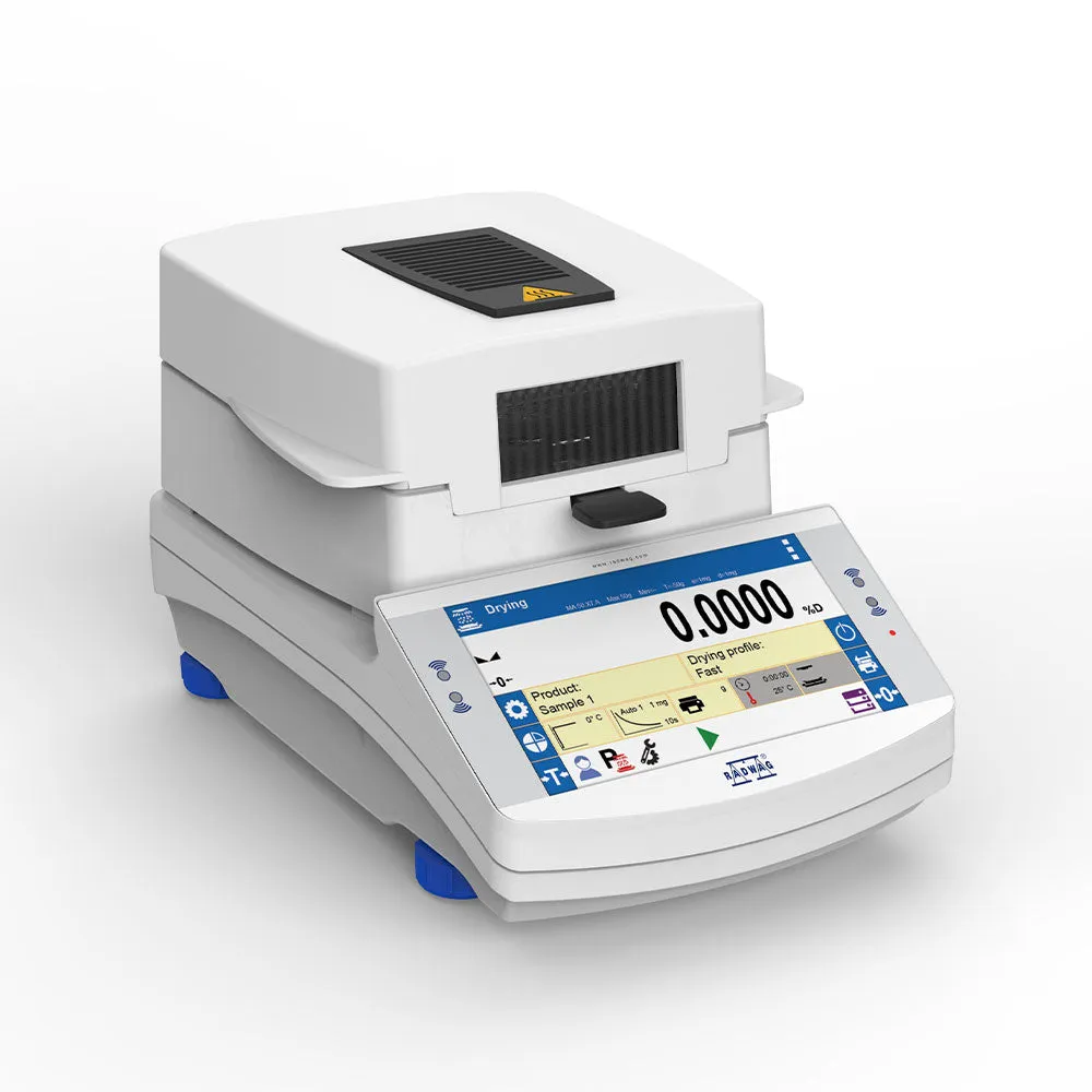 Radwag MA 50.X7.A Moisture Analyzer, 50 g x 0.00001 g, 0.001 %