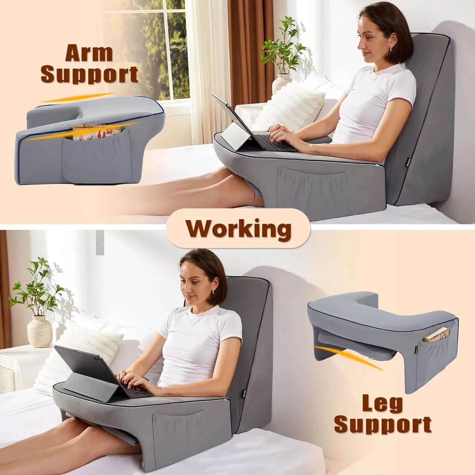 Reading Pillow for Bed