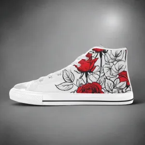 Red Roses Pen & Ink Style Women