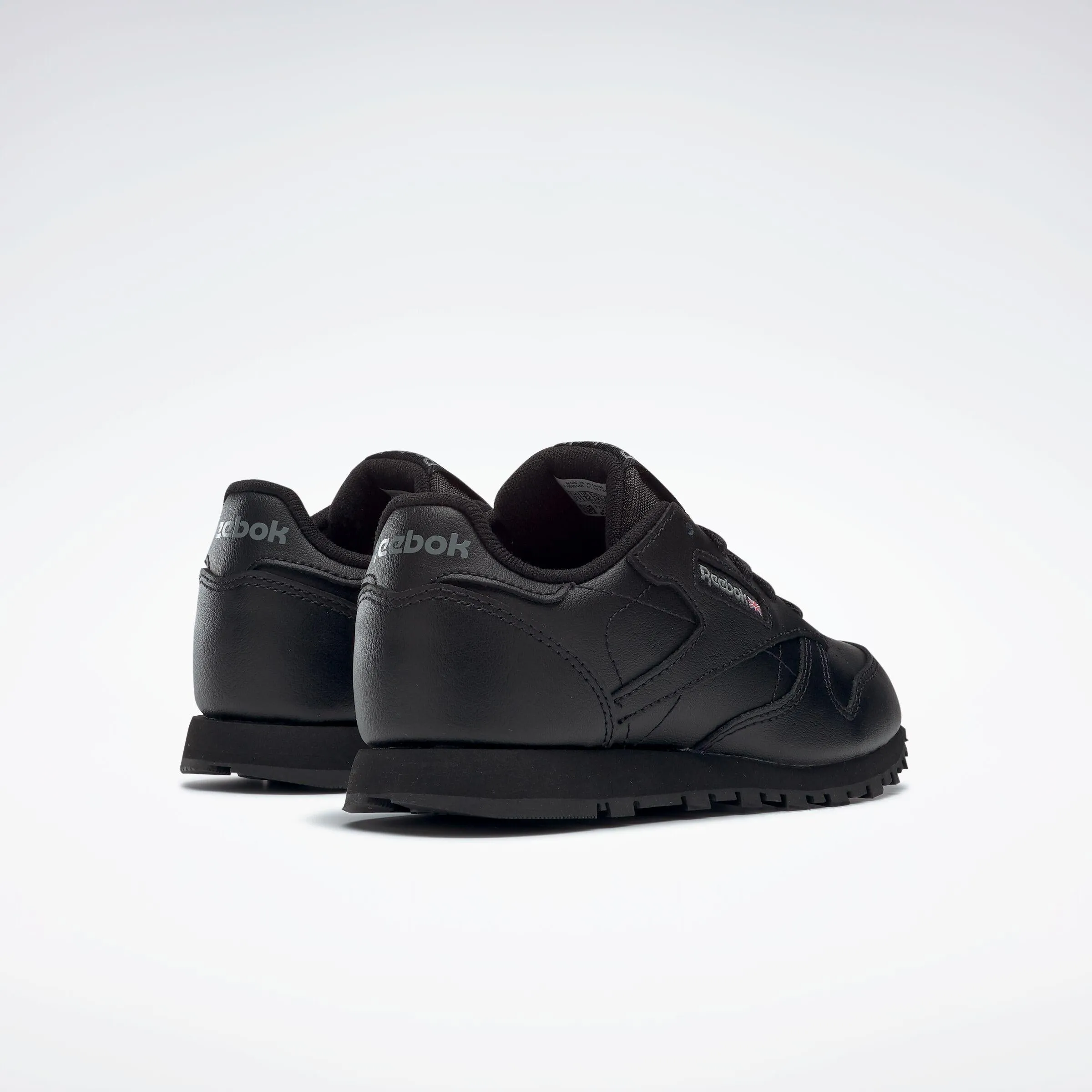 Reebok Footwear Kids Classic Leather Shoes - Pre-School BLACK-1