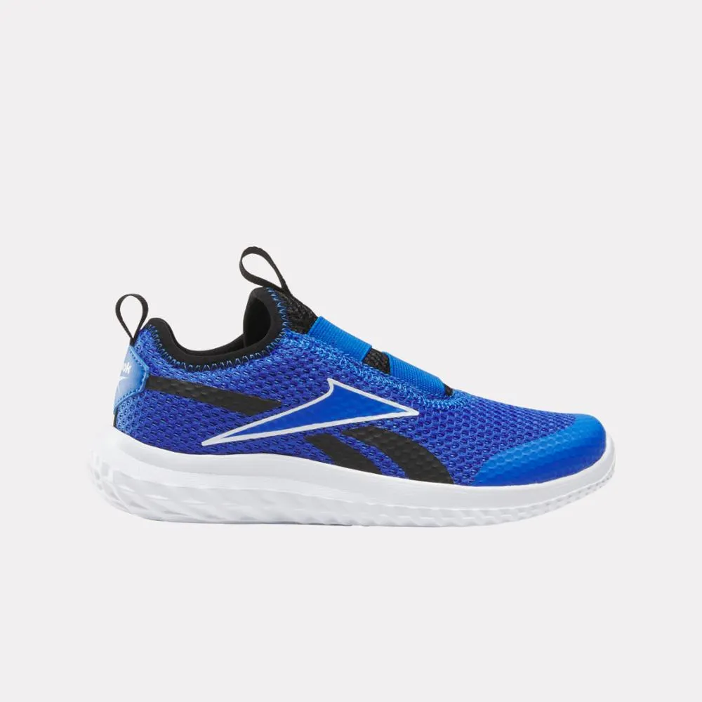 Reebok Footwear Kids Rush Runner Slip-On Shoes - Pre-School OPTIMUMBLUE/BLACK/FTWRWHITE