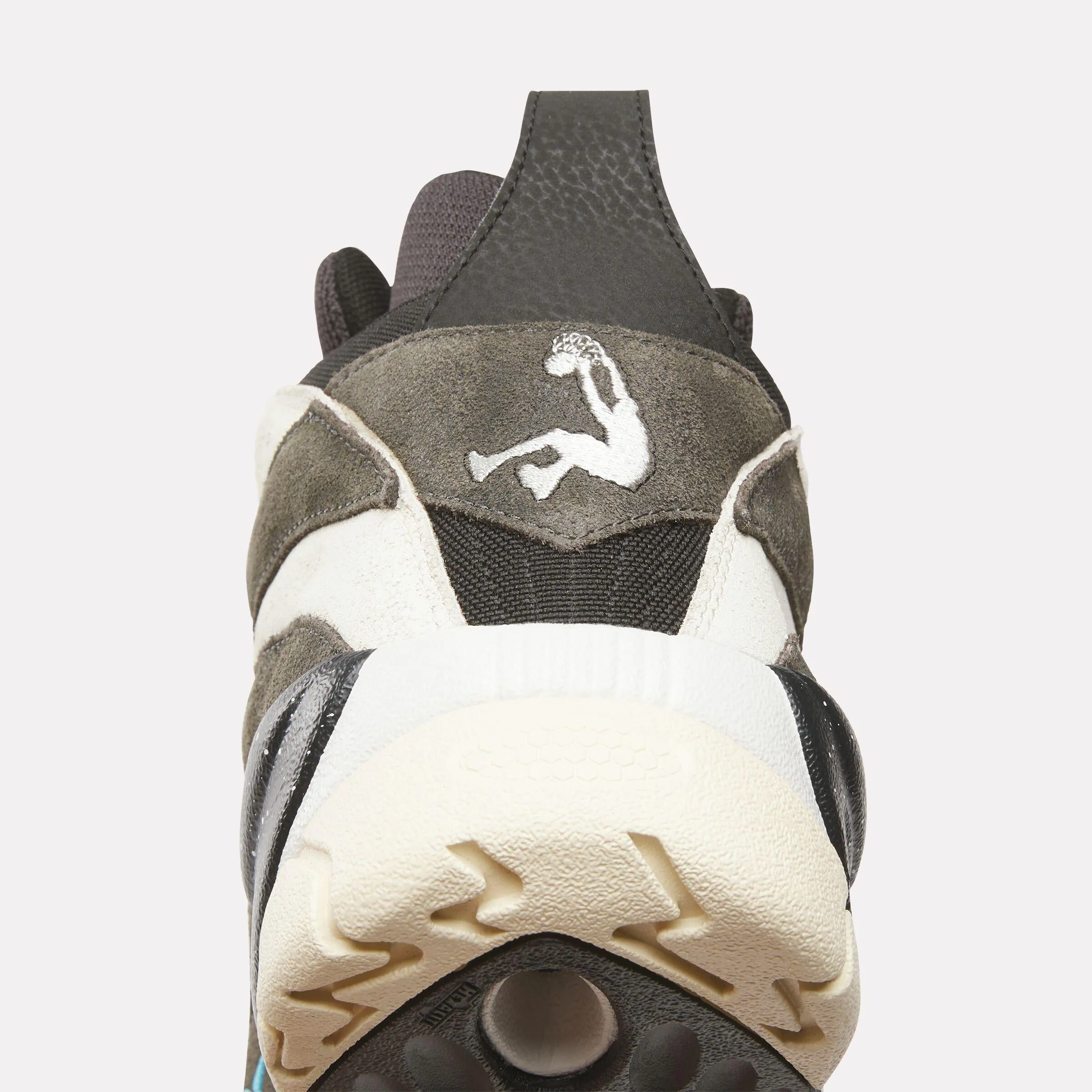 Reebok Footwear Men Shaqnosis Retro Basketball Shoes WASHED BLACK/CHALK/BLUE