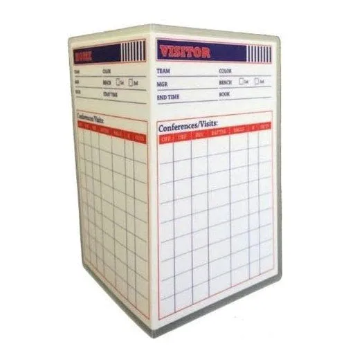RefSmart Softball/Baseball Rewritable Game Card