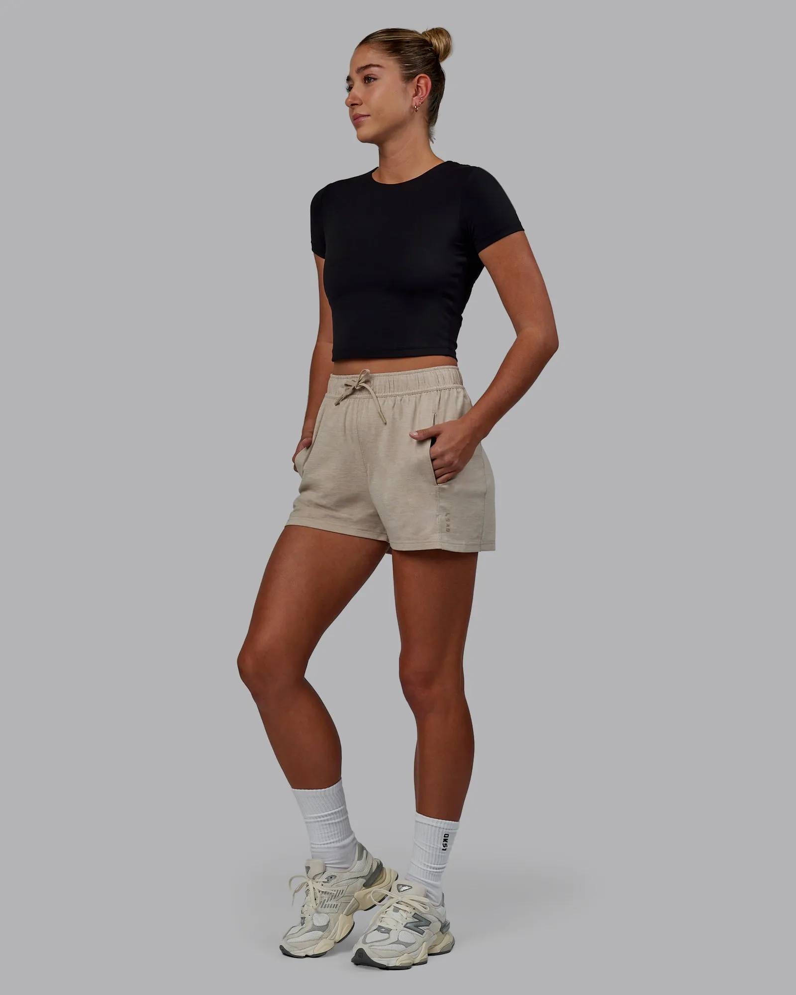 Restore CloudFLX 5" Shorts - Oatmeal Marl
