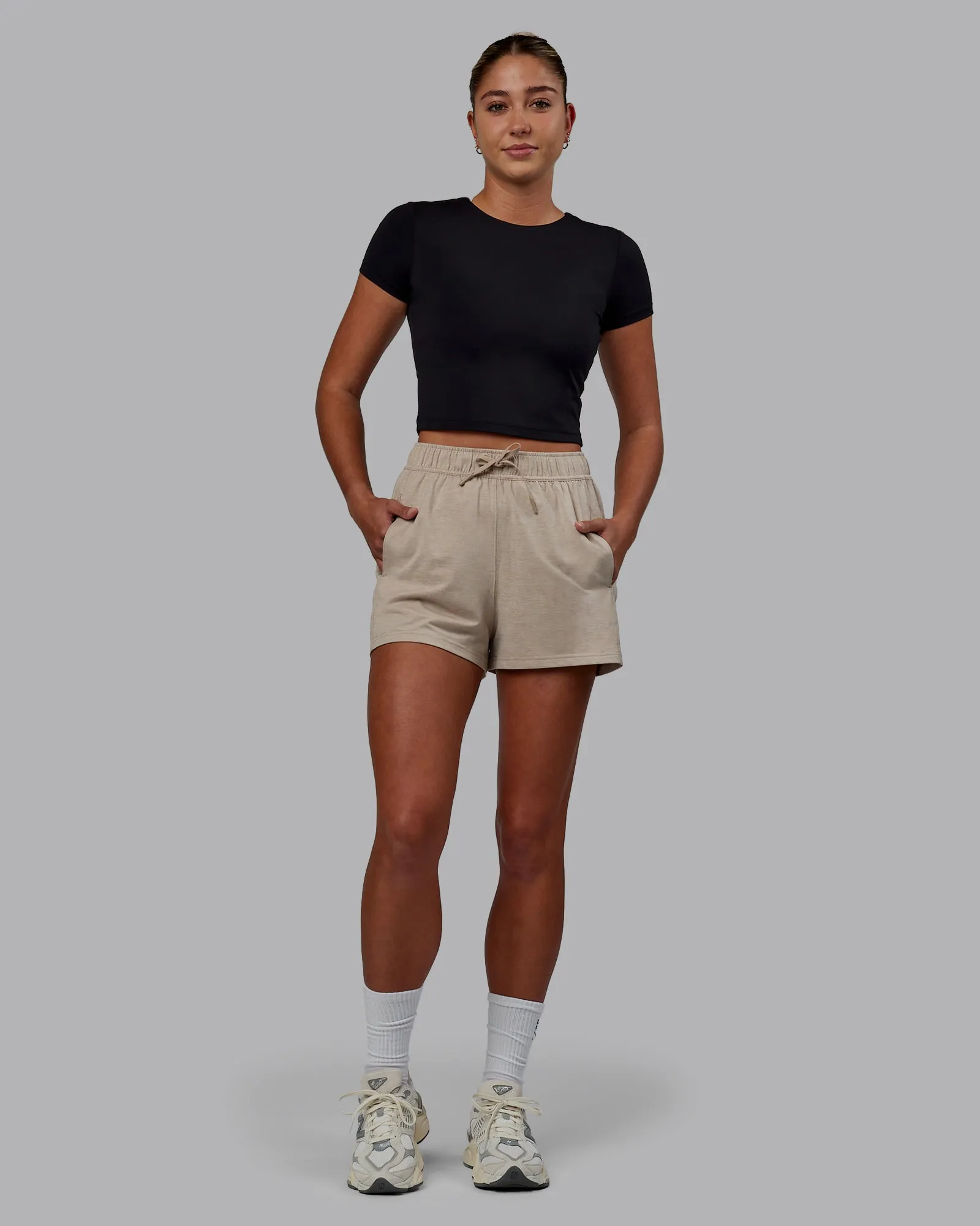 Restore CloudFLX 5" Shorts - Oatmeal Marl