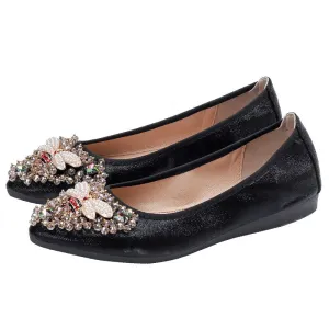 Rhinestone Single Shoes Women Korean Student Casual Shoes