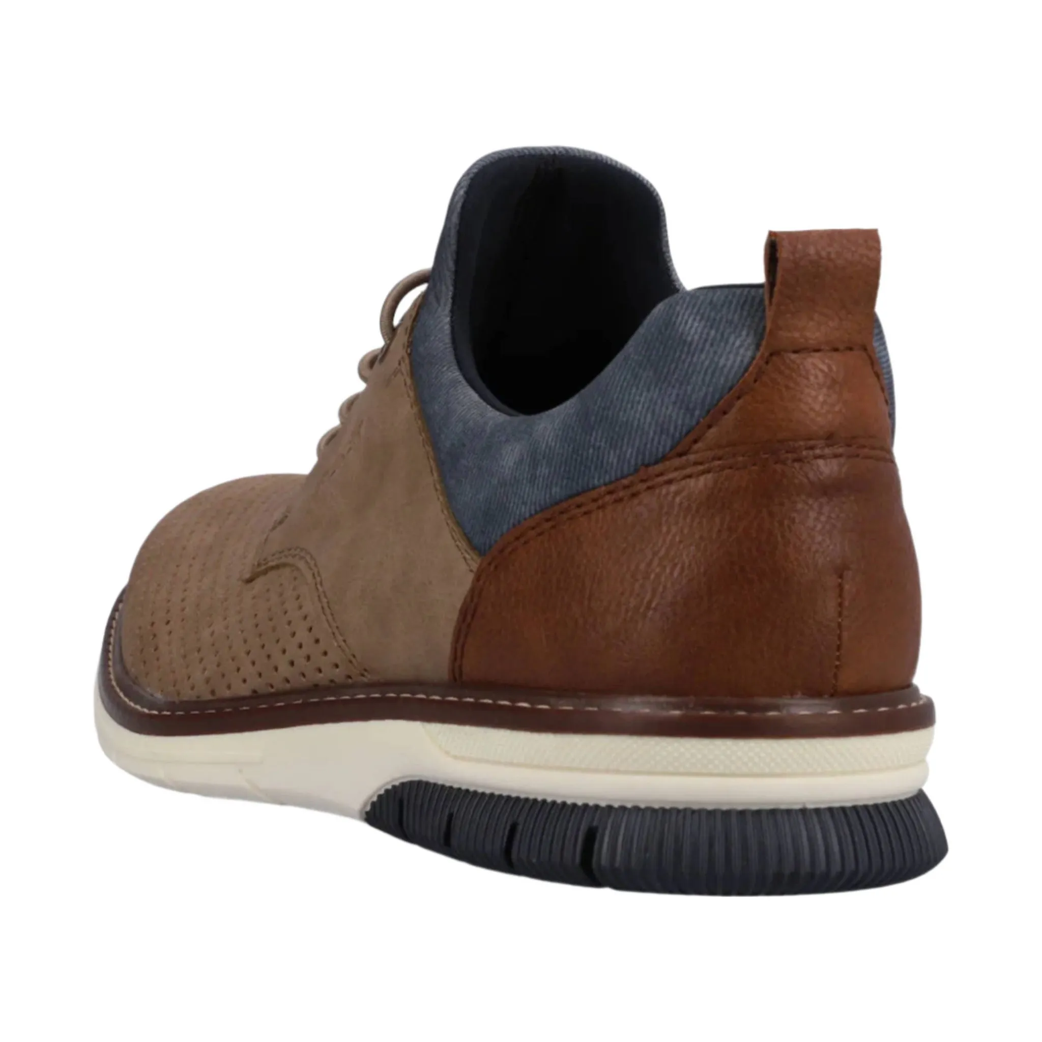 Rieker Men's Dustin Soft Insole Shoes - Toffee