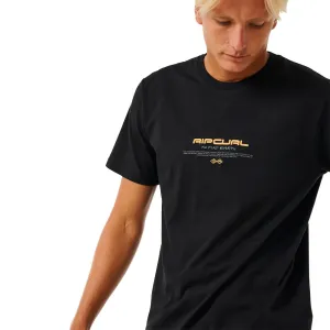RIP CURL VAPORCOOL CULTURE TEE BLACK