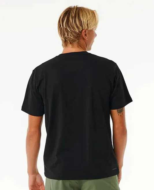 RIP CURL VAPORCOOL CULTURE TEE BLACK