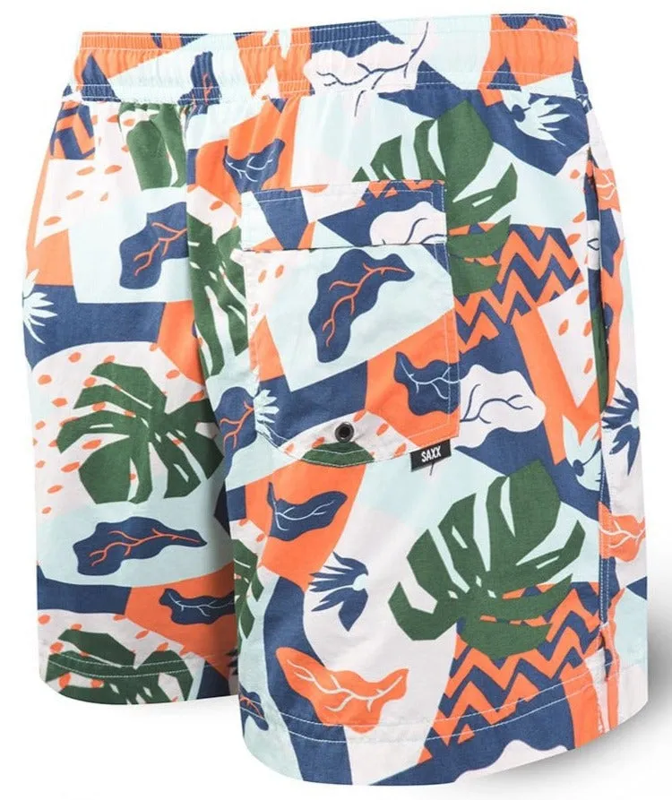 SAXX Cannonball 2n1 Trunk Aqua Cut Collage