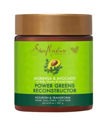 Shea Moisture - Masque reconstructeur au Moringa et à l'Avocat - Power Greens Reconstructor - 227g