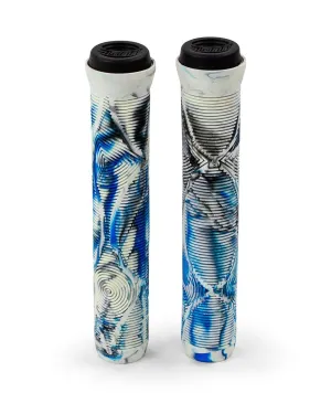 Slamm Scooter Team Swirl Bar Grips - Arctic - 165mm