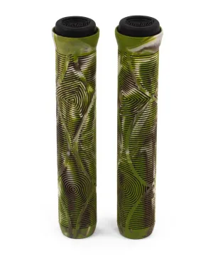 Slamm Scooter Team Swirl Bar Grips - Jungle - 165mm