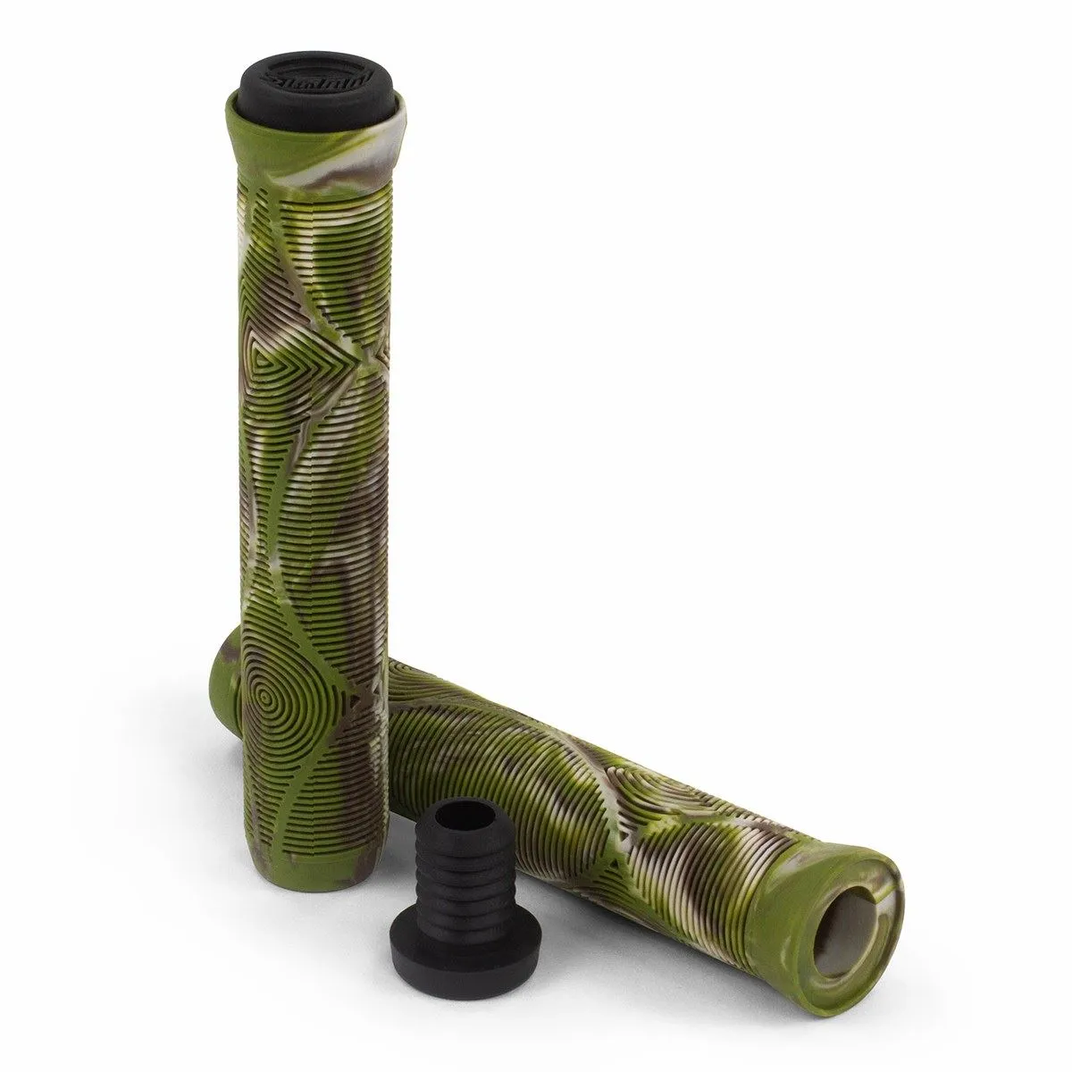 Slamm Scooter Team Swirl Bar Grips - Jungle - 165mm