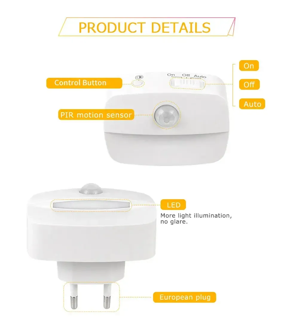 Smart Motion Sensor LED Night Light