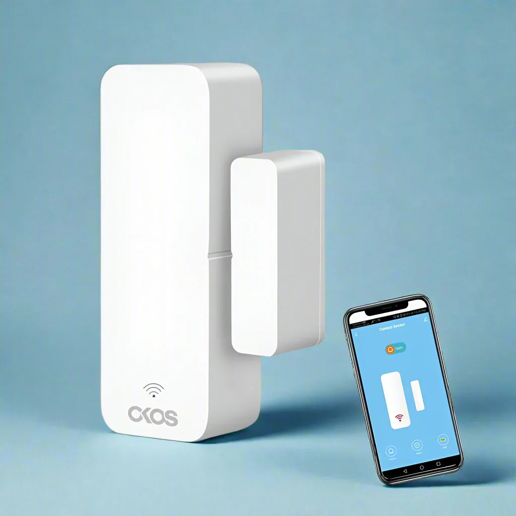 Smart Wi-Fi Door & Window Sensor with Alarm and Remote Monitoring