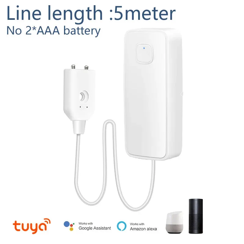 Smart WiFi Water Leak / Overflow Level Remote Detector & Sound Alarm System