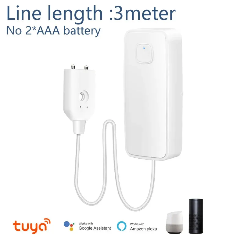 Smart WiFi Water Leak / Overflow Level Remote Detector & Sound Alarm System