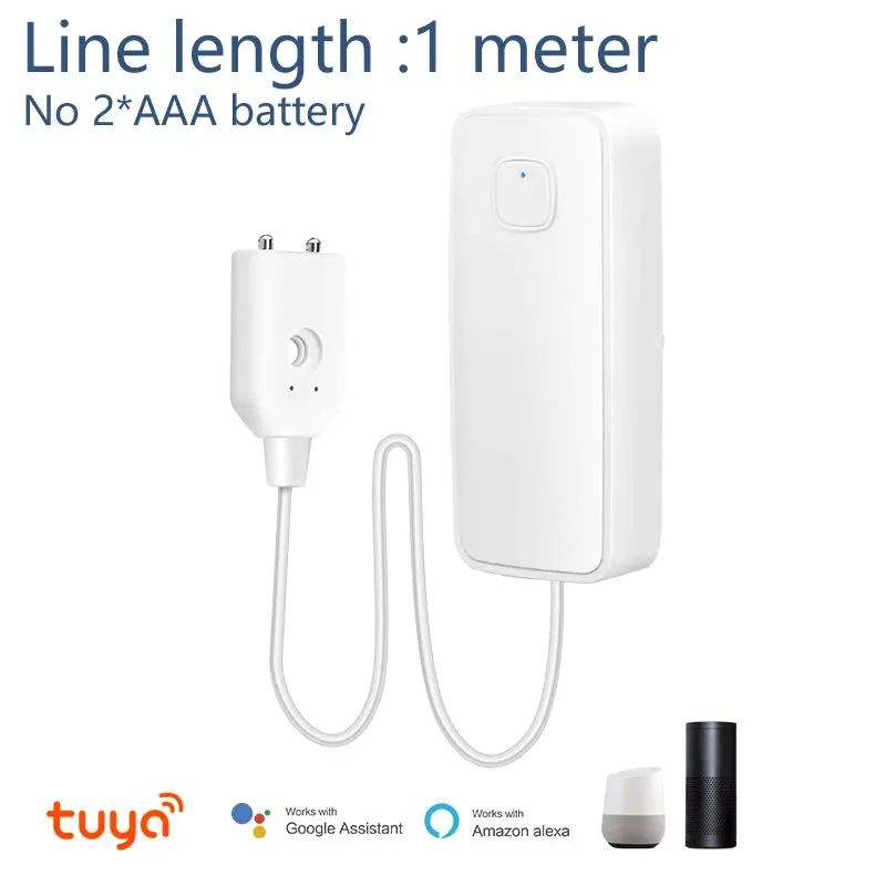 Smart WiFi Water Leak / Overflow Level Remote Detector & Sound Alarm System