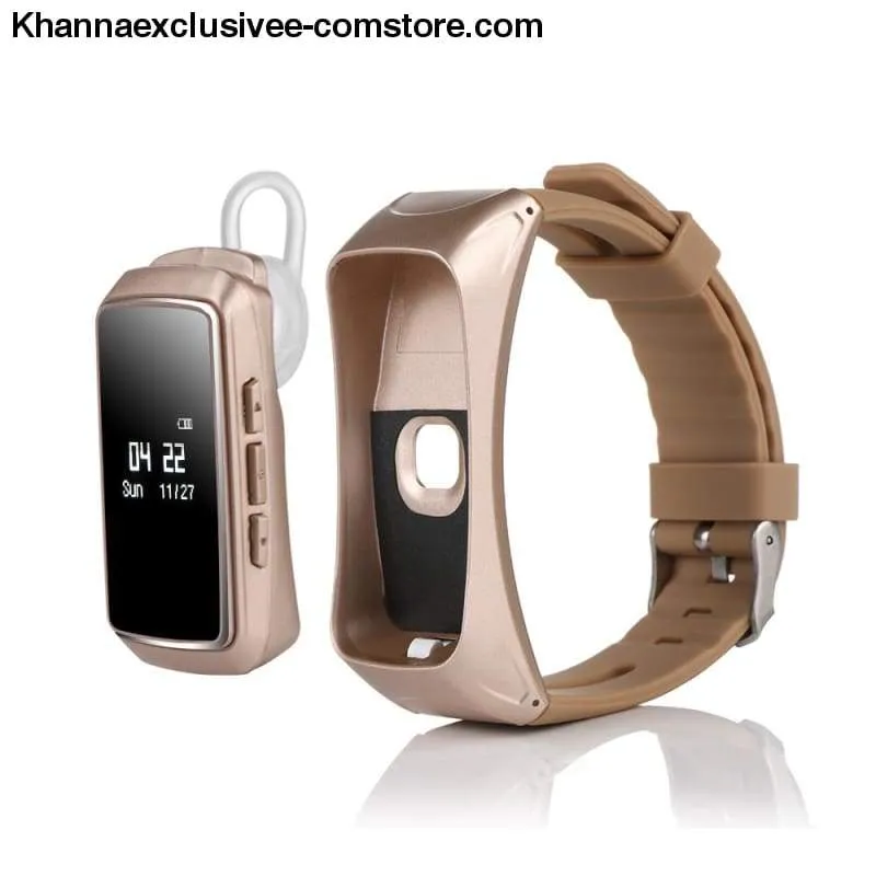 Smartwatch Sports Bracelet Bluetooth Fitness Tracker, Heart Rate Monitor Pedometer Handsfree call,