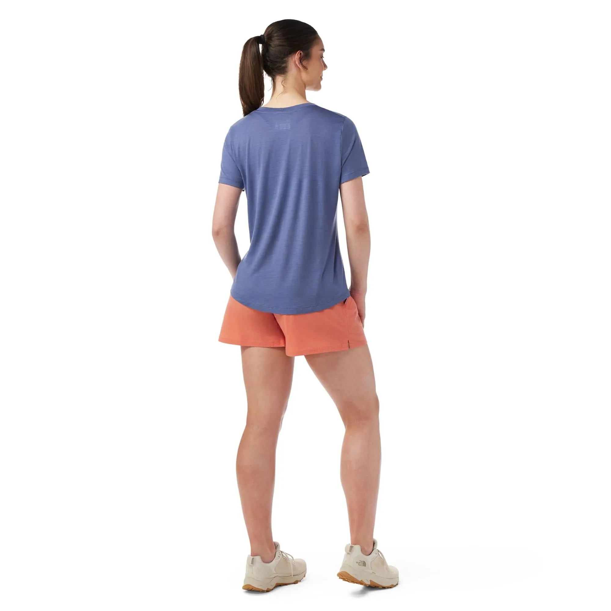 Smartwool Womens Active Ultralite V-Neck Short Sleeve