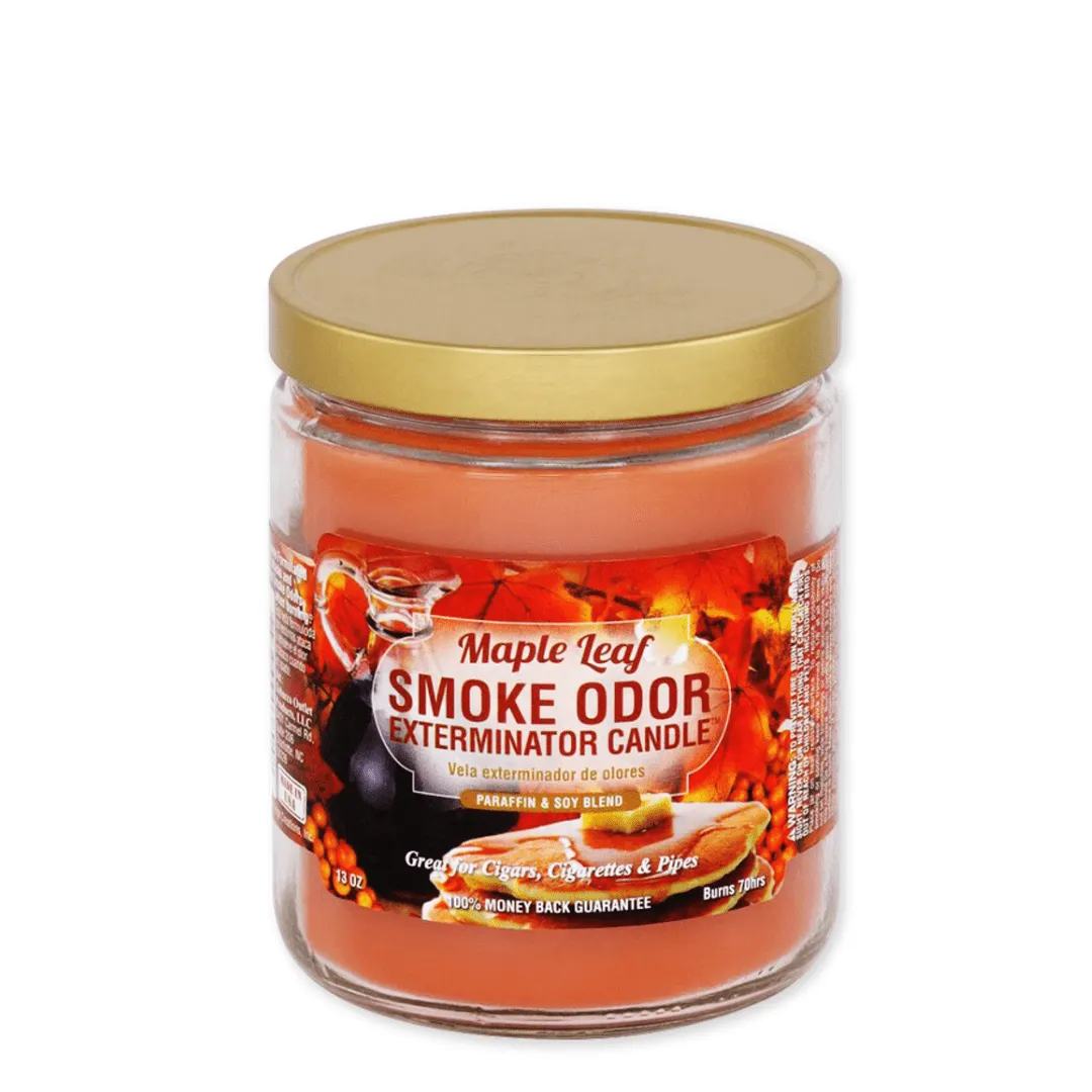 Smoke Odor 13oz. Candle-Maple Leaf