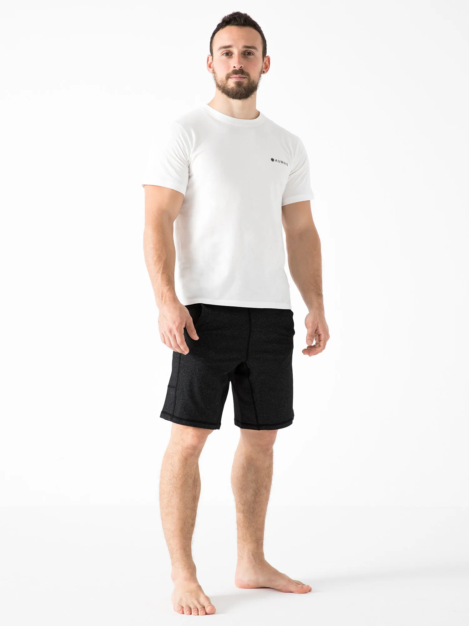 SPEED SHORT 2.0, HEATHER BLACK